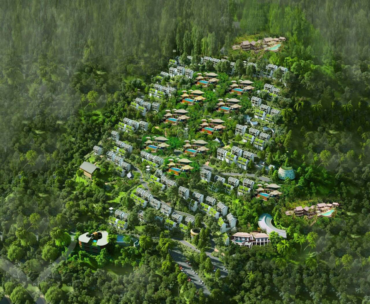 Toàn cảnh dự án the moon village Hòa Bình